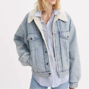 Levis Sherpa-lined denim jacket